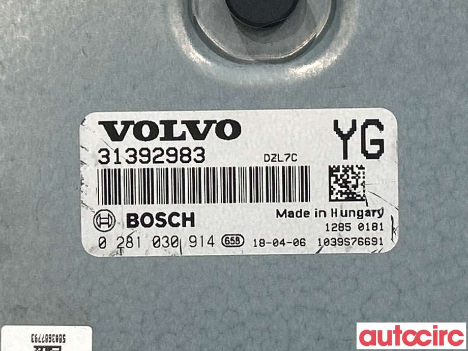 Styreenhet motor til Volvo V60/V60 CC 2013-2018 (Type I, Fase 2)  (VOLVO|36012608|0281030914|31392983)