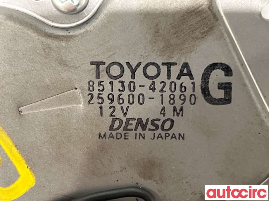 Viskermotor bakrute til Toyota RAV4 2009-2013 (Type III, Fase 2)  (TOYOTA|8513042061|259600-1890|85130-42061)