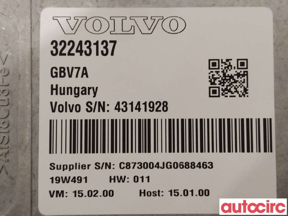 Styreenhet parkering til Volvo XC90 2015-2025 (Type II)  (VOLVO|32243137)