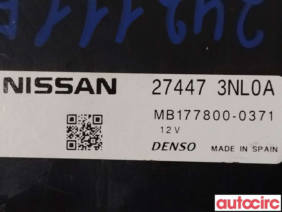 Styreenhet klima/aircondition til Nissan Leaf 2018-->> (Type II)  (NISSAN|274473NL0A)