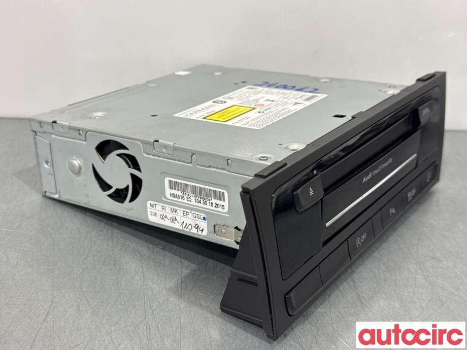 Bilstereo navigasjon til Audi Q5 2012-2017 (Type I, Fase 2)  (AUDI|8R1035670L|MMI3G)