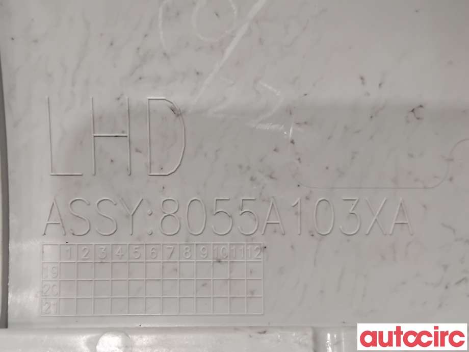 Diverse deler til Mitsubishi Outlander 2015-->> (Type III, Fase 2)  (MITSUBISHI|8055A103HB||8055A103XA)