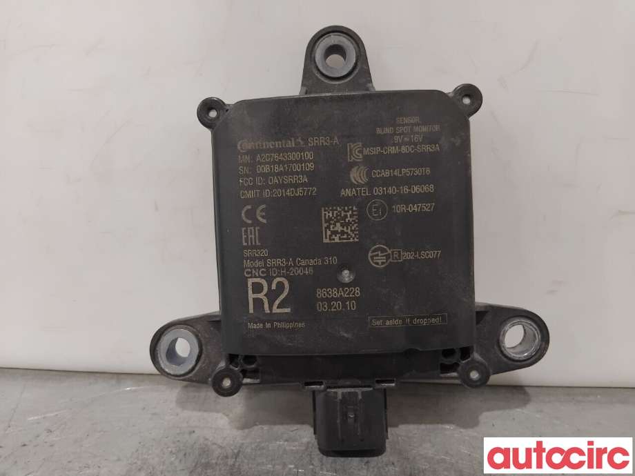 Sensor radar til Mitsubishi Outlander, 2015-->> (Type III, Fase 2)  (MITSUBISHI|8638A228)