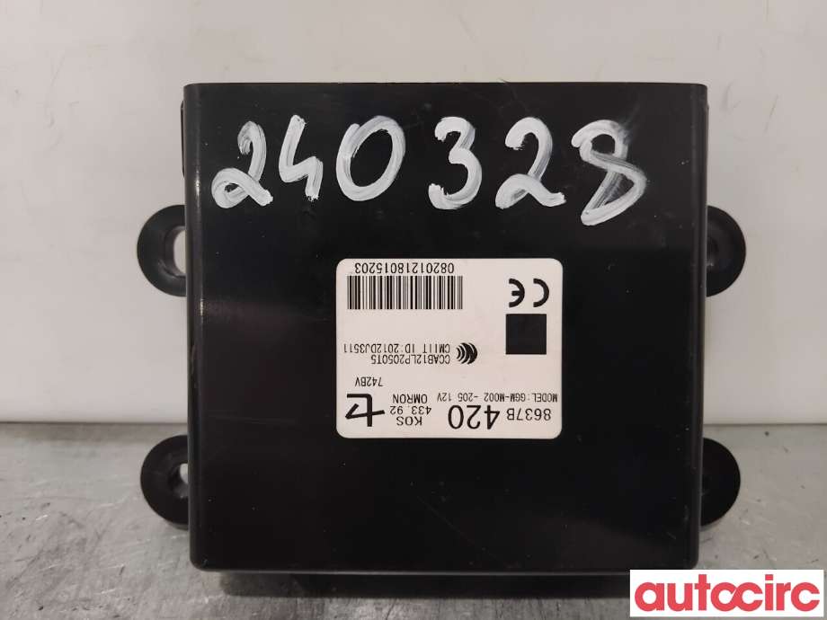 Styreenhet nøkkelfri/keyless til Mitsubishi Outlander, 2015-->> (Type III, Fase 2)  (MITSUBISHI|8637B420)