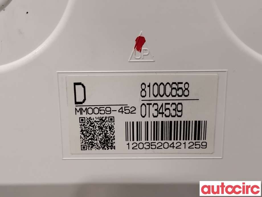 Instrumentpanel til Mitsubishi Outlander 2015-->> (Type III, Fase 2)  (MITSUBISHI|8100C658|MM0059-452)
