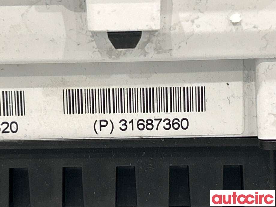 Instrumentpanel til Volvo V60/V60 CC 2013-2018 (Type I, Fase 2) (VOLVO|36003011|31687360)