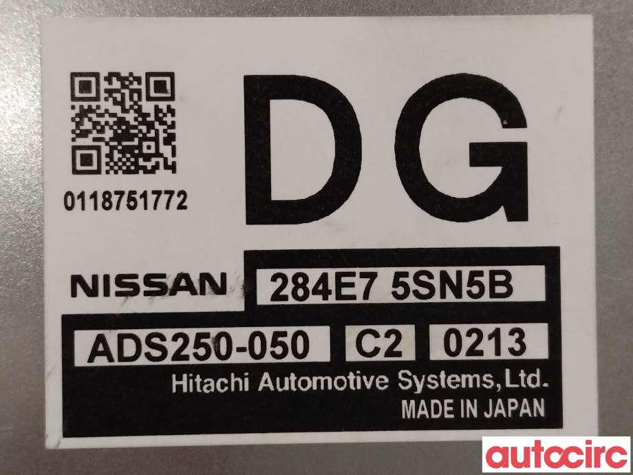 Styreenhet diverse til Nissan Leaf 2018-->> (Type II) (NISSAN|284E75SN5B)
