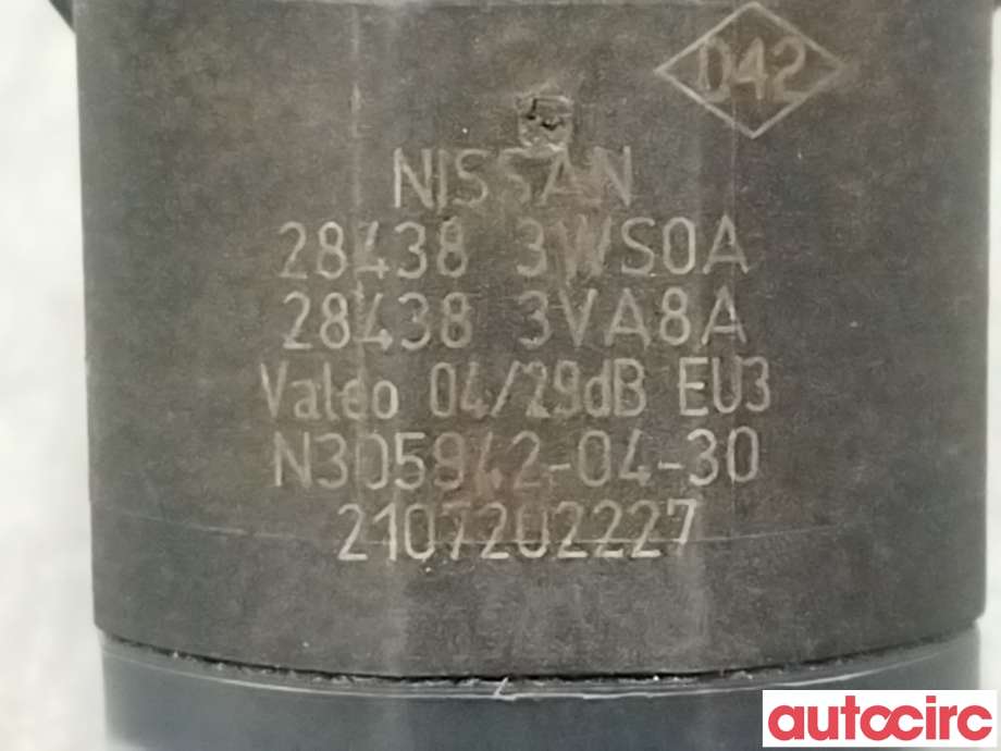 Parkeringssensor foran til Nissan Leaf 2018-->> (Type II)  (NISSAN|284383VA1A|284383WS0A)