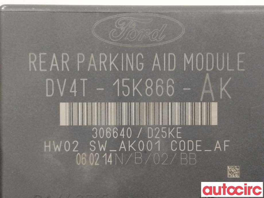 Styreenhet parkering til Ford Focus 2011-2014 (Type III, Fase 1)  (FORD|1834575|DV4T-15K866-AK)