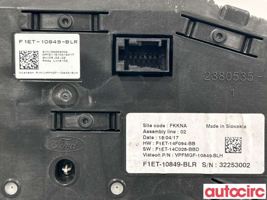 Instrumentpanel til Ford C-Max 2015-2019 (Type II, Fase 2) (FORD|2303630|F1ET-10849-BLR)