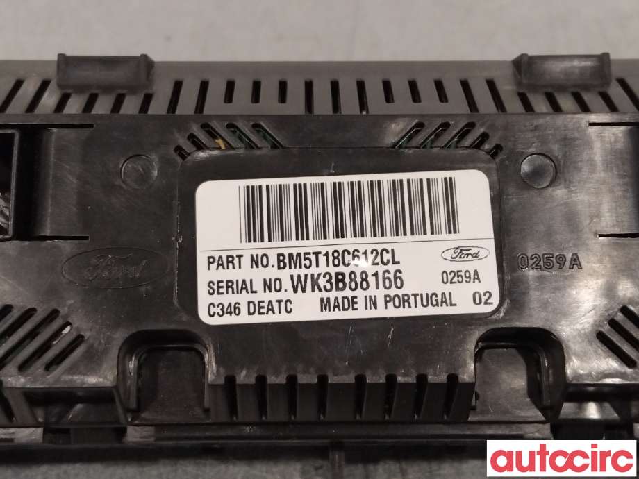 Varmeapparat betjening til Ford Focus 2011-2014 (Type III, Fase 1) (FORD|1866942|BM5T-18C612-CM)