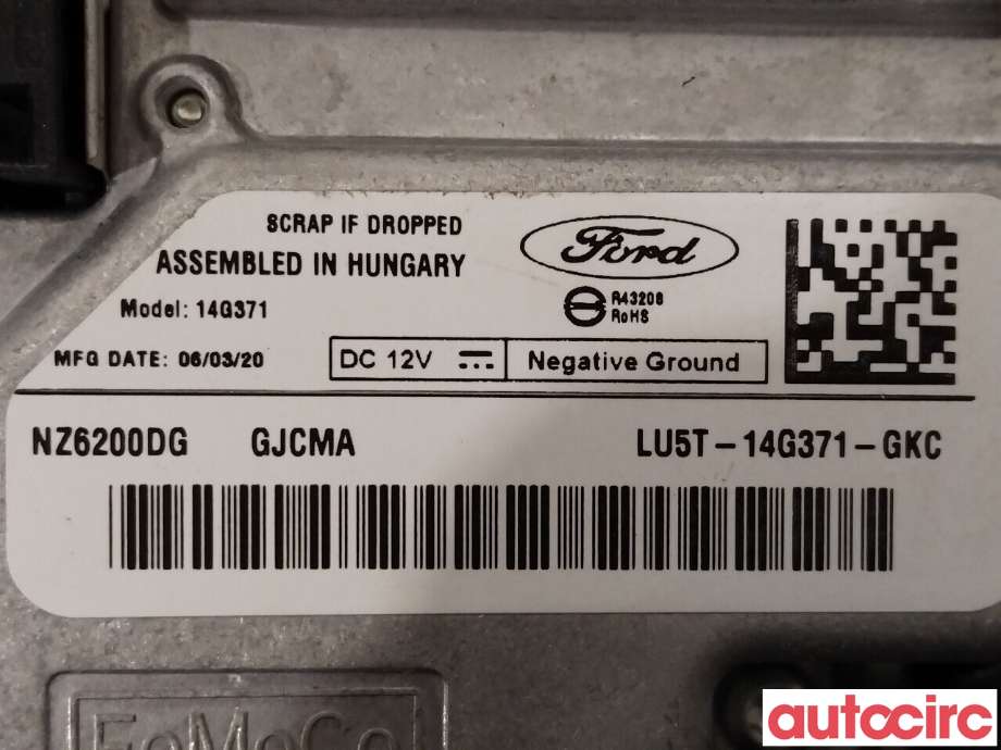 Styreenhet diverse til Ford Transit Courier 2018-2023 (Type I, Fase 2)  (FORD|2757961|LU5T-14G371-GKC)