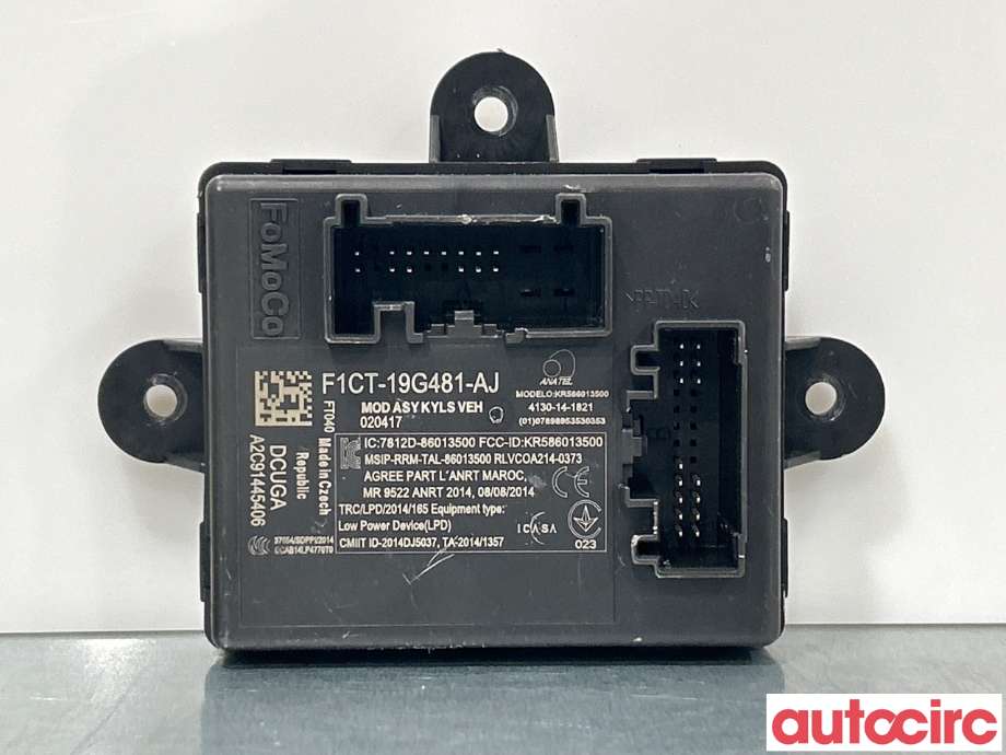 Styreenhet nøkkelfri/keyless til Ford C-Max 2015-2019 (Type II, Fase 2)  (FORD|2326657|F1CT-19G481-AJ)