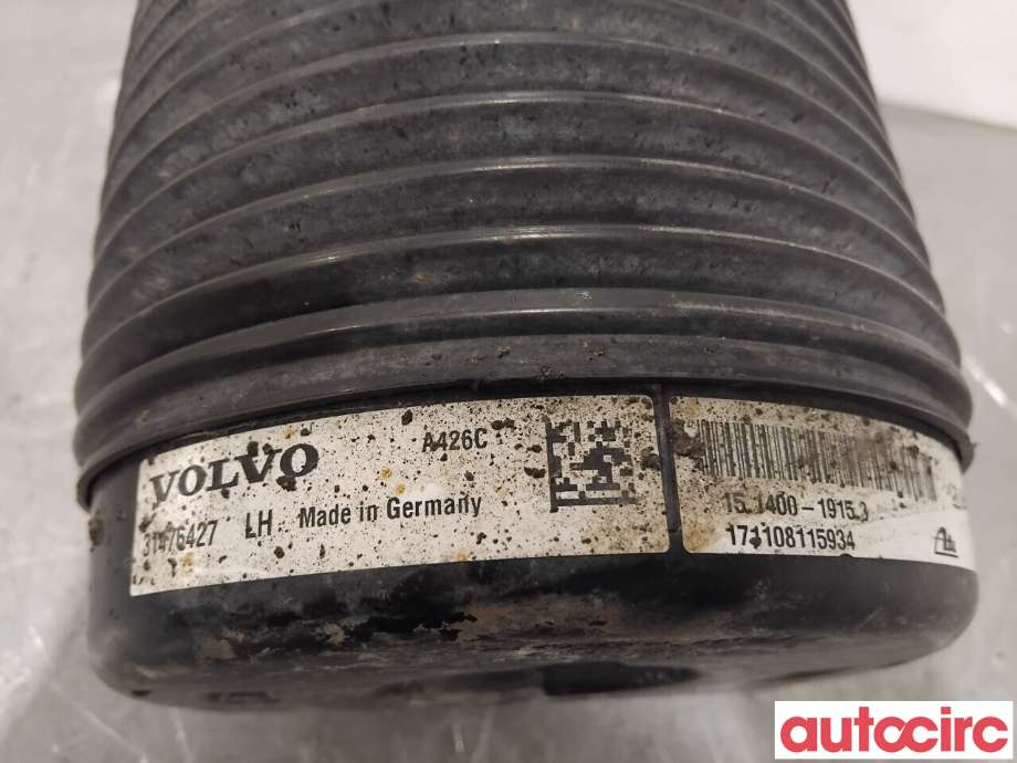 Fjær foran nivå luftpute/belg til Volvo XC60 2017-->> (Type II)  (VOLVO|32246194|151400-19153|31476427)