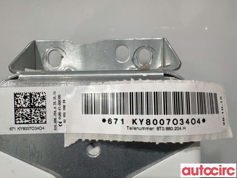 Airbag passasjer til Audi Q5 2012-2017 (Type I, Fase 2)  (AUDI|8T0880204H||8T0880204J)