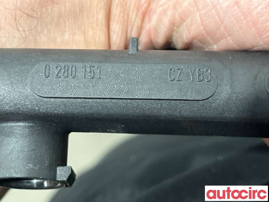 Dyseskinne (fuelrail) til VW Up 2012-2019  (VOLKSWAGEN|04C133317E|0280151264|04C133317J)