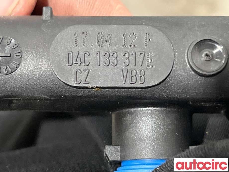 Dyseskinne (fuelrail) til VW Up 2012-2019  (VOLKSWAGEN|04C133317E|0280151264|04C133317J)