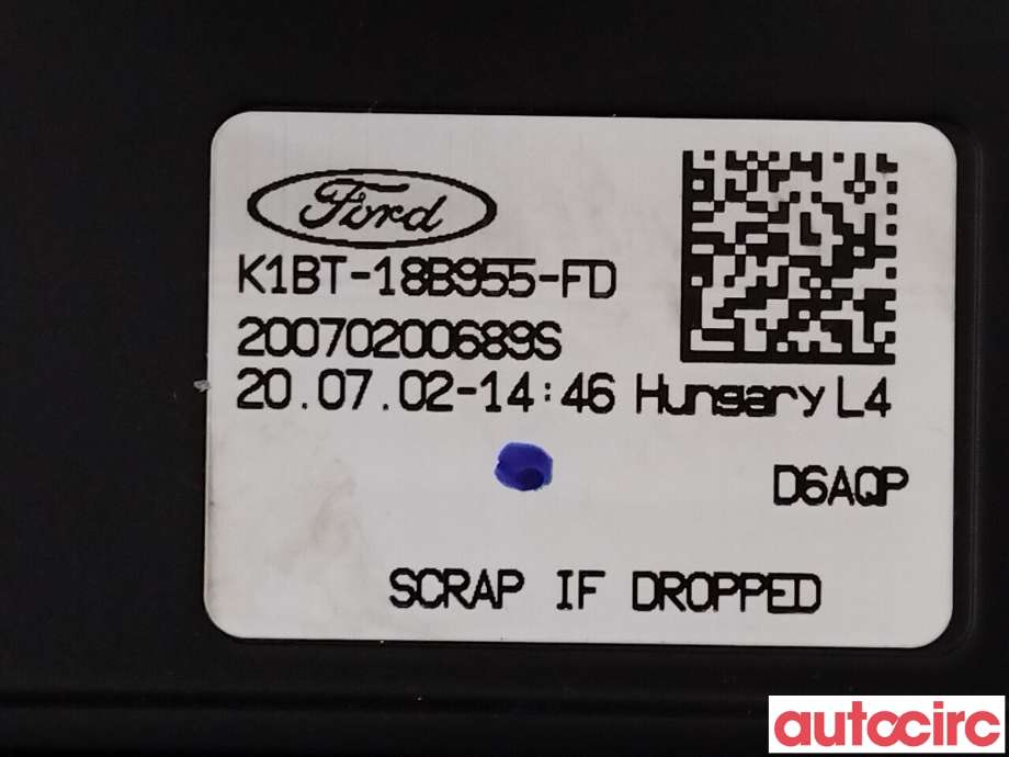 Instrument kjørecomputer til Ford Transit Courier 2018-2023 (Type I, Fase 2)  (FORD|2659234||K1BT-18B955-FD)