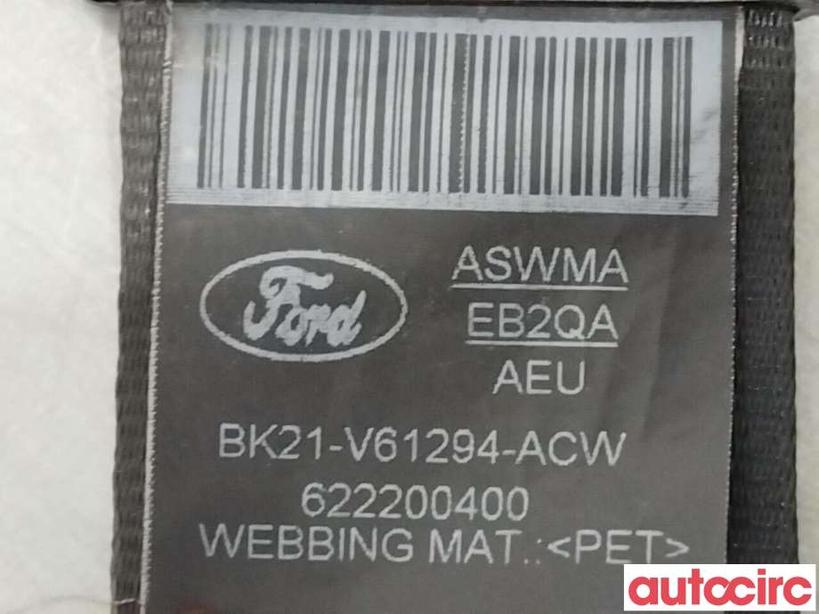 Sikkerhetsbelte foran venstre til Ford Transit Courier 2018-2023 (Type I, Fase 2)  (FORD|2805122|BK21-V61294-ACW)