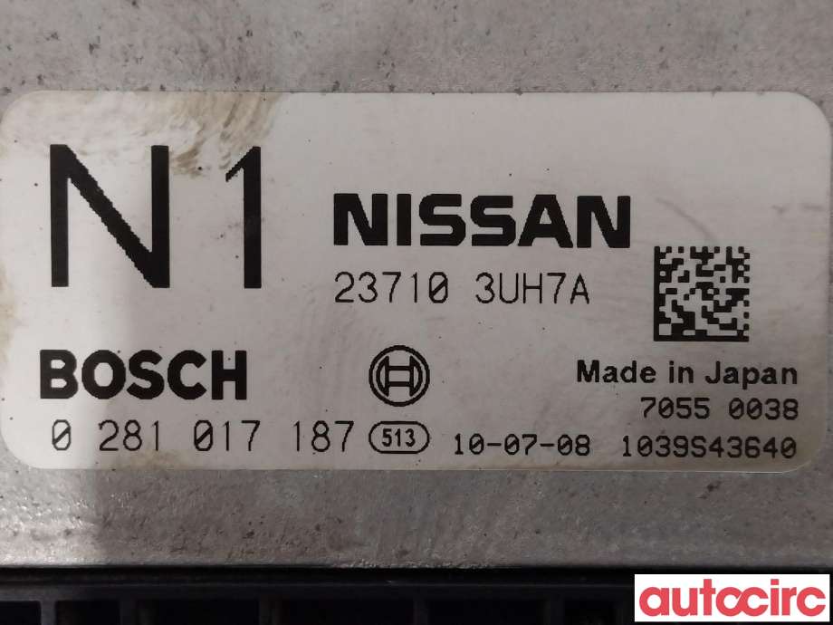 Styreenhet motor til Nissan X-Trail 2007-2014 (T31) (T31) (NISSAN|237103UH7A|0281017187)