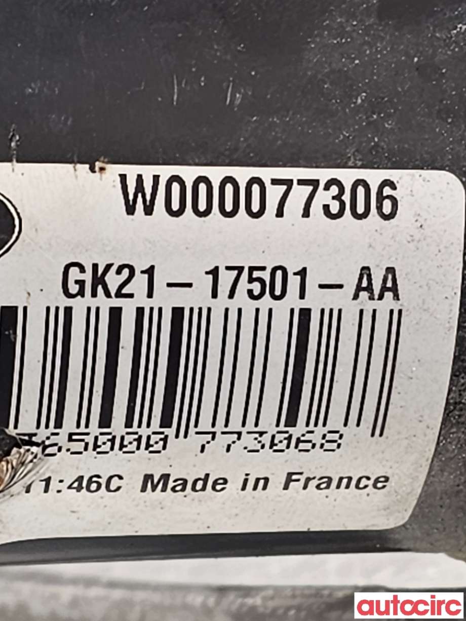 Viskermotor frontrute til Ford Transit Custom 2013-2023 (Type I)  (FORD|2006324|W000077306|GK21-17501-AA)