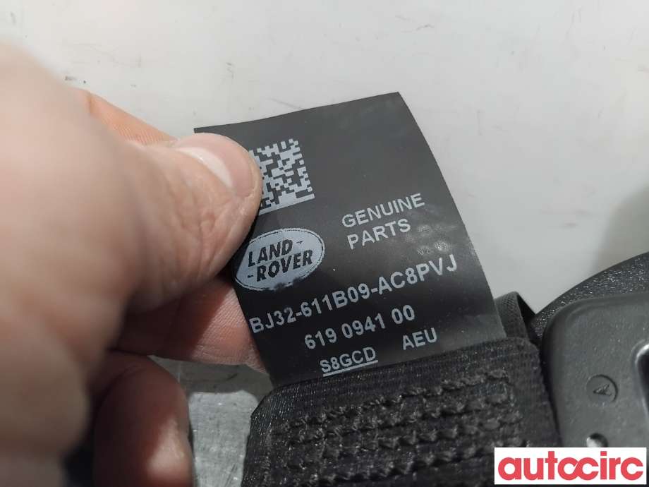 Sikkerhetsbelte foran venstre til Land Rover Range Rover, Evoque 2011-2019 (Type I) (LAND-ROVER|LR026438|BJ32-611B09-AC8PVJ|LR072753)