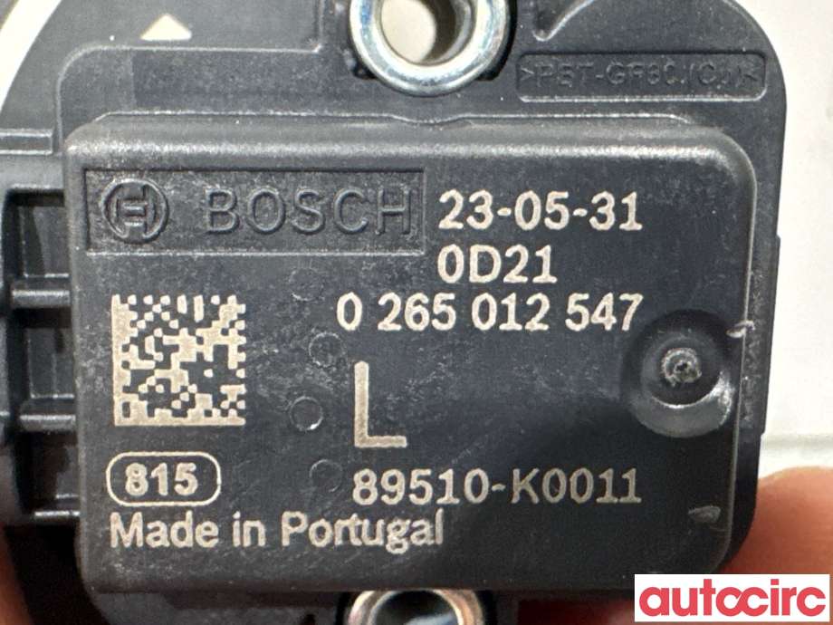 Sensor diverse til Toyota Yaris Cross (SUV) 2021-->> (TOYOTA|89510K0011||89510-K0011)