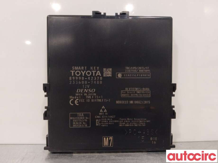 Styreenhet nøkkelfri/keyless til Toyota RAV4, 2019-->> (Type V)  (TOYOTA|899H042170)