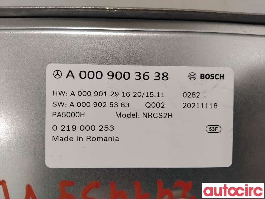 Styreenhet parkering til Mercedes EQS 2021-->> (V297) (V297) (MERCEDES|A0009003638|0219000253)