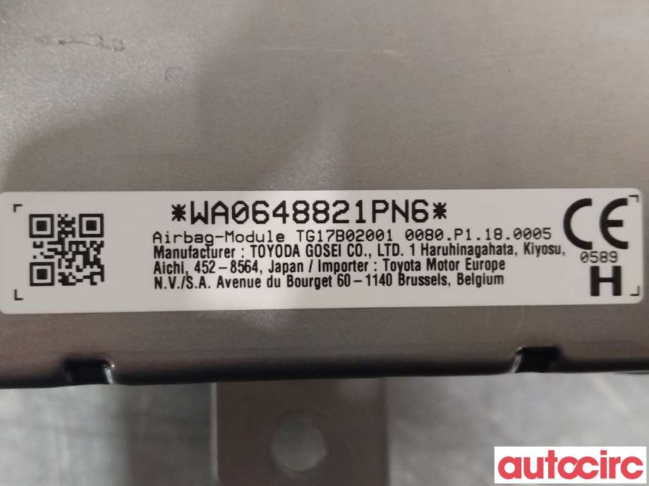 Airbag passasjer til Toyota RAV4 2019-->> (Type V)  (TOYOTA|7396042110|)