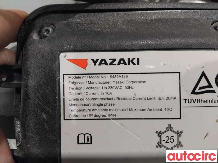 Batterilader kabel til Mitsubishi Outlander 2015-->> (Type III, Fase 2) (MITSUBISHI|9482A129|)