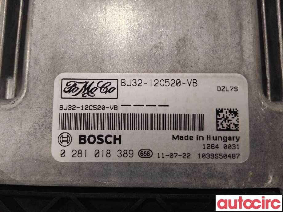 Styreenhet motor til Land Rover Range Rover, Evoque 2011-2019 (Type I) (LAND-ROVER|LR028410|0281018389|BJ32-12C520-VB)
