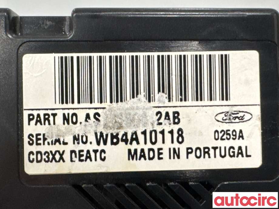 Varmeapparat betjening til Ford Mondeo 2007-2010 (Type IV, Fase 1) (FORD|1689508|)