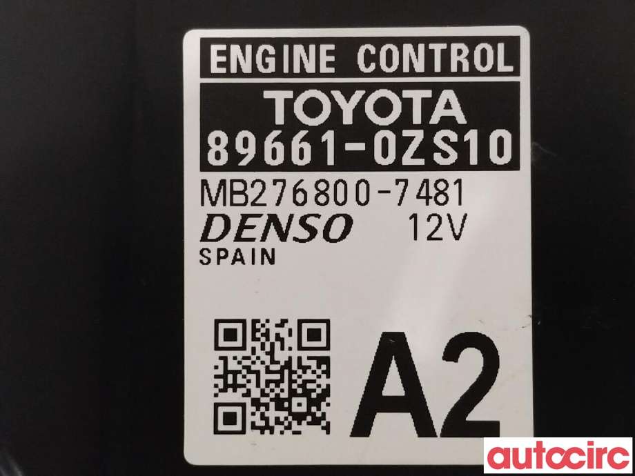 Styreenhet motor til Toyota Corolla 2019-->>  (TOYOTA|896610ZS10)