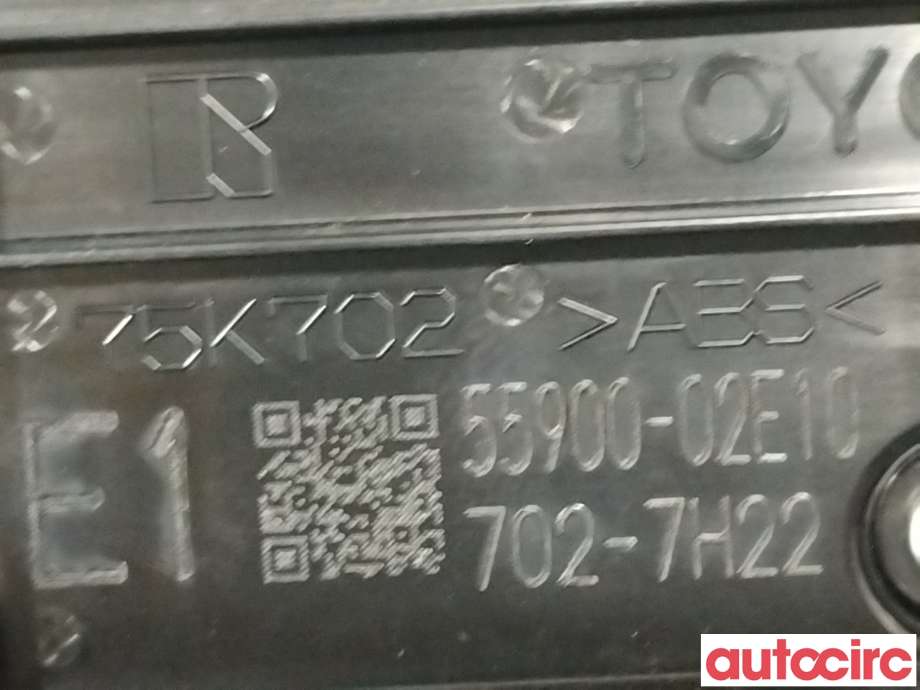 Varmeapparat betjening til Toyota Corolla 2019-->>  (TOYOTA|5590002E10|)