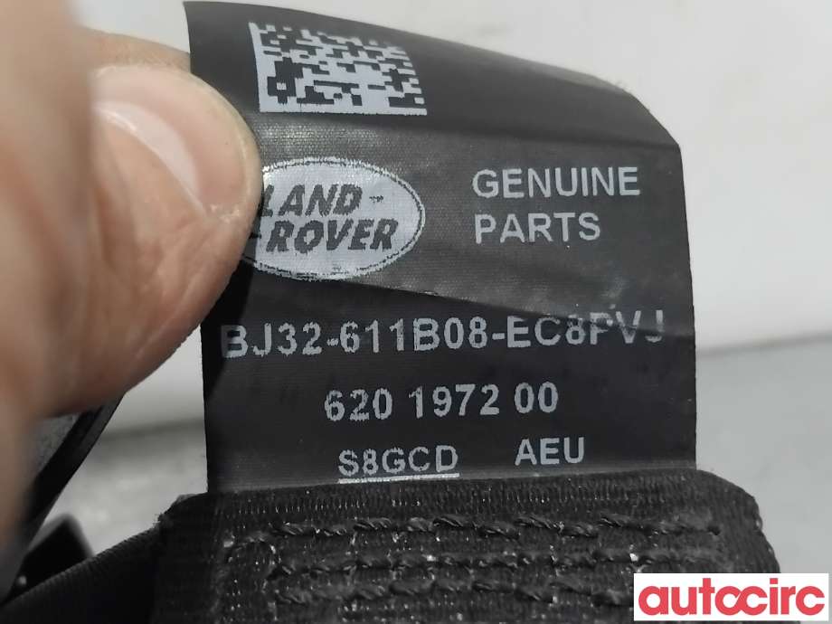 Sikkerhetsbelte foran høyre til Land Rover Range Rover, Evoque 2011-2019 (Type I)  (LAND-ROVER|LR026436|BJ32-611B08-EC8PVJ|LR072748)