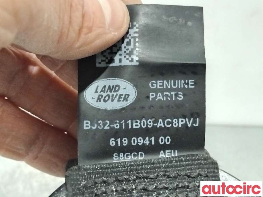 Sikkerhetsbelte foran venstre til Land Rover Range Rover, Evoque 2011-2019 (Type I)  (LAND-ROVER|LR026438|BJ32-611B09-AC8PVJ|LR072753)