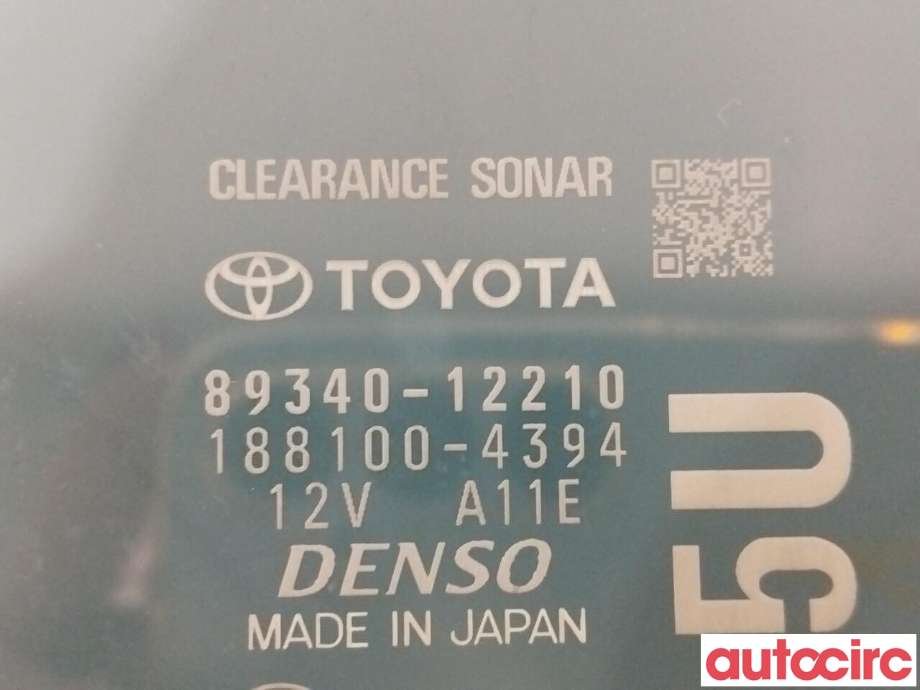 Styreenhet parkering til Toyota Corolla 2019-->>  (TOYOTA|8934012210)