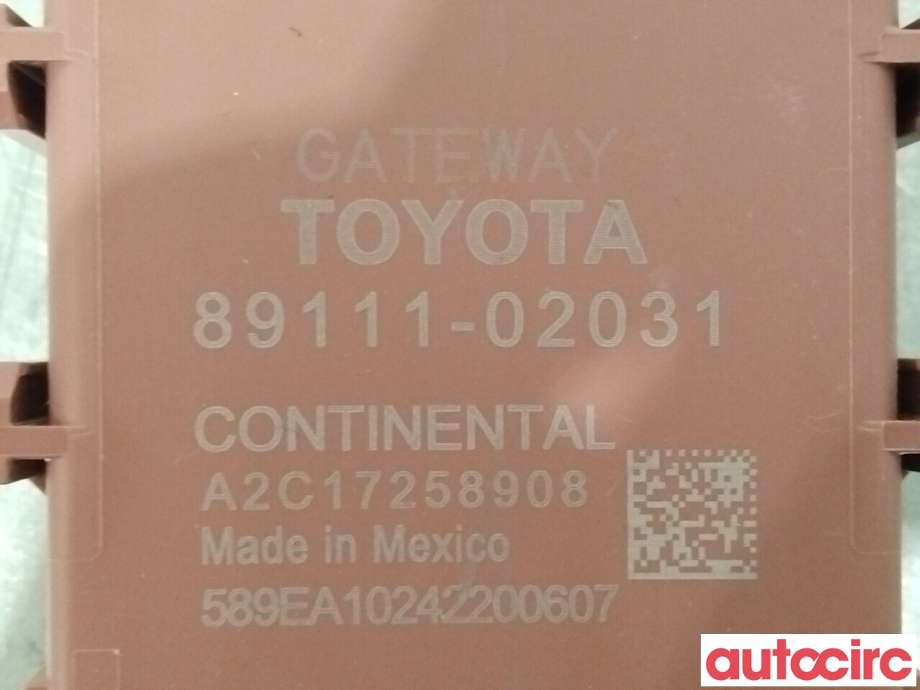 Diverse deler til Toyota Corolla 2019-->>  (TOYOTA|8911102031||89111-02031)