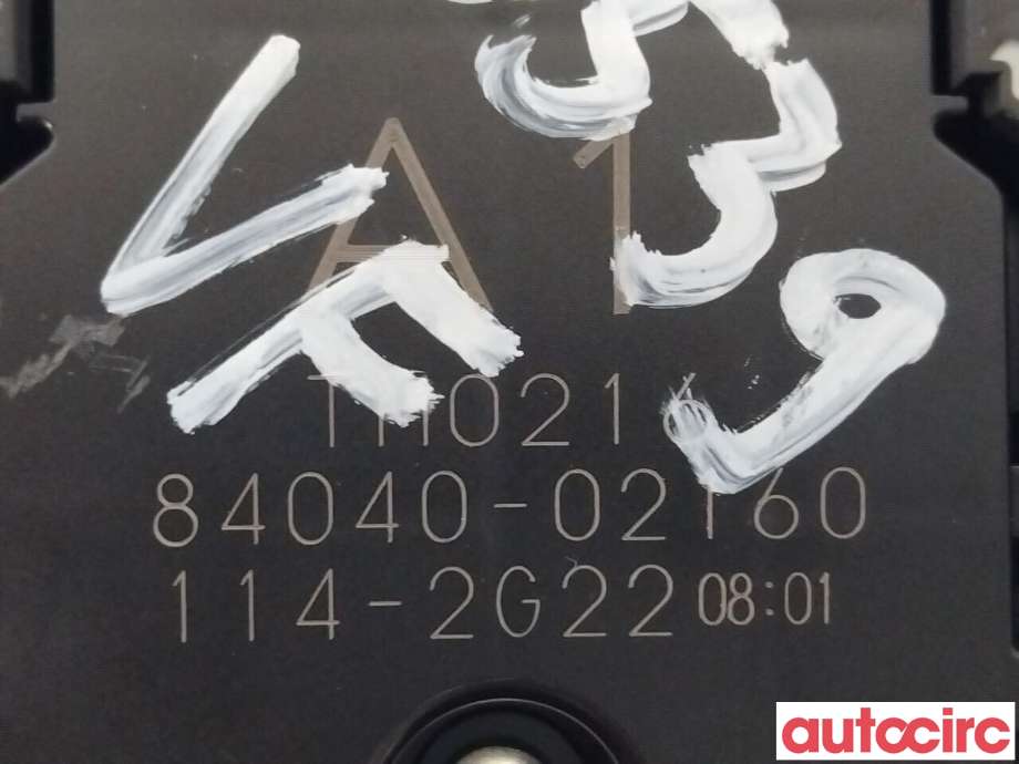 Bryter ruteheis til Toyota Corolla 2019-->>  (TOYOTA|8404002160|84040-02160)