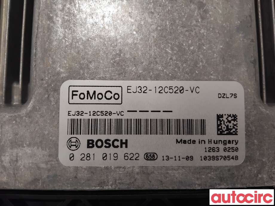 Styreenhet motor til Land Rover Range Rover, Evoque 2011-2019 (Type I)  (LAND-ROVER|LR054832|0281019622|EJ32-12C520-VC)