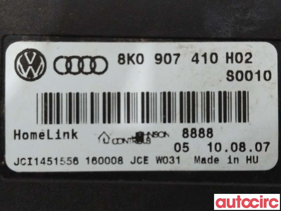 Styreenhet diverse til Audi A8 2003-2010 (Type II)  (AUDI|8K0907410|8K0907410H02)