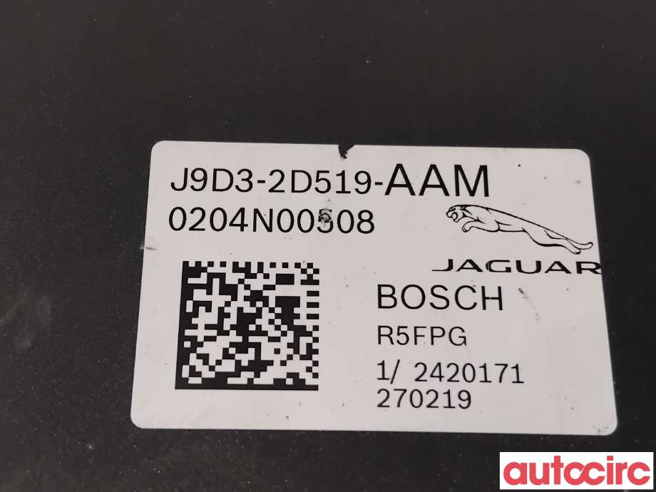 Bremsekraft-forsterker til Jaguar I-PACE 2018-->> (JAGUAR|T4K11286|0204N00508|J9D3-2D519-AAM)