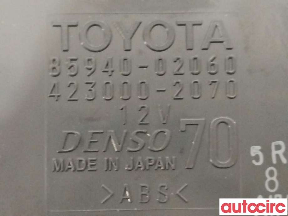 Rele diverse til Toyota Auris 2013-2015 (Type II, Fase 1) (TOYOTA|8594002060||85940-02060)