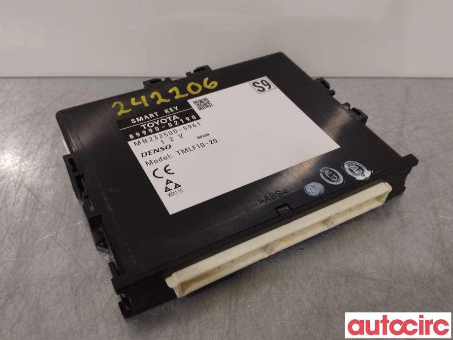 Styreenhet nøkkelfri/keyless til Toyota Auris 2013-2015 (Type II, Fase 1)  (TOYOTA|8999002190||89990-02190)