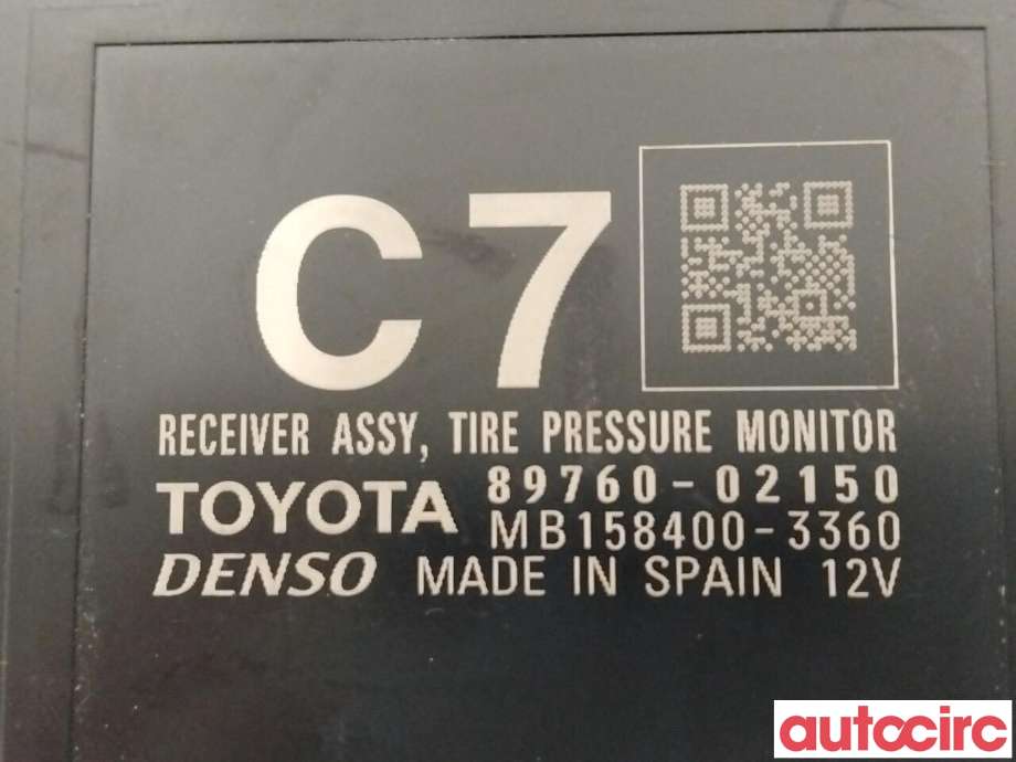 Sensor dekktrykk til Toyota Auris 2013-2015 (Type II, Fase 1)  (TOYOTA|8976002150)