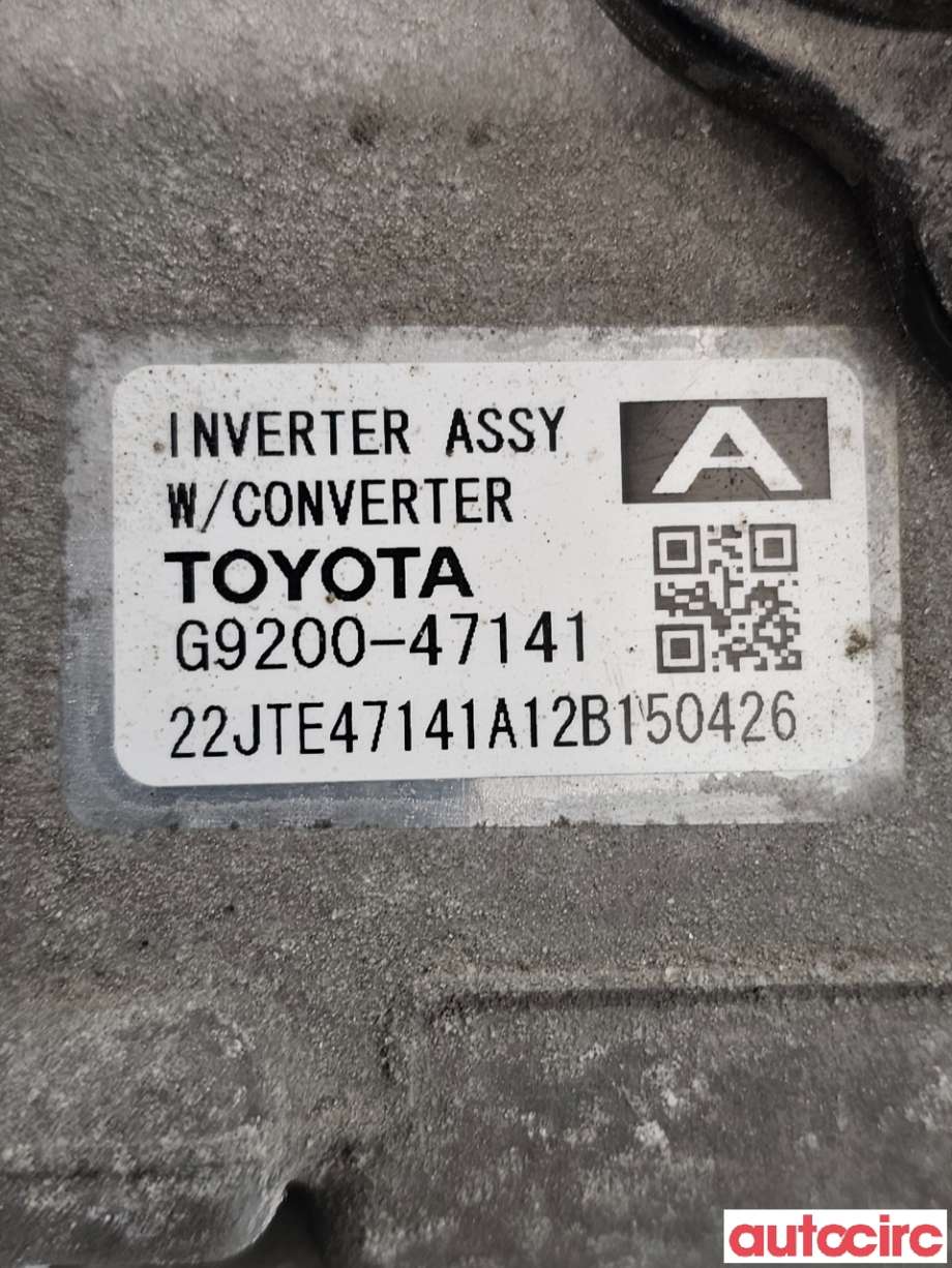 DCDC converter hybrid til Toyota Auris 2010-2012 (Type I, Fase 2)  (TOYOTA|G920049015|G9200-47141)