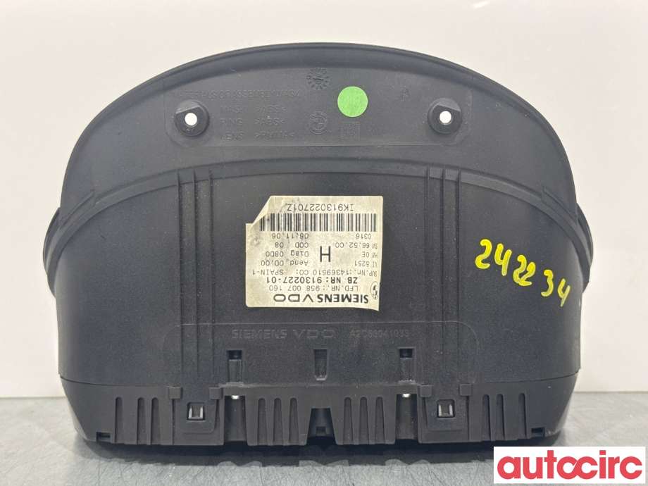 Instrumentpanel til BMW 3-Serie 2005-2011 (E90/E91/E92/E93) (E90/E91/E92/E93) (BMW|62109316131||9130227-01)