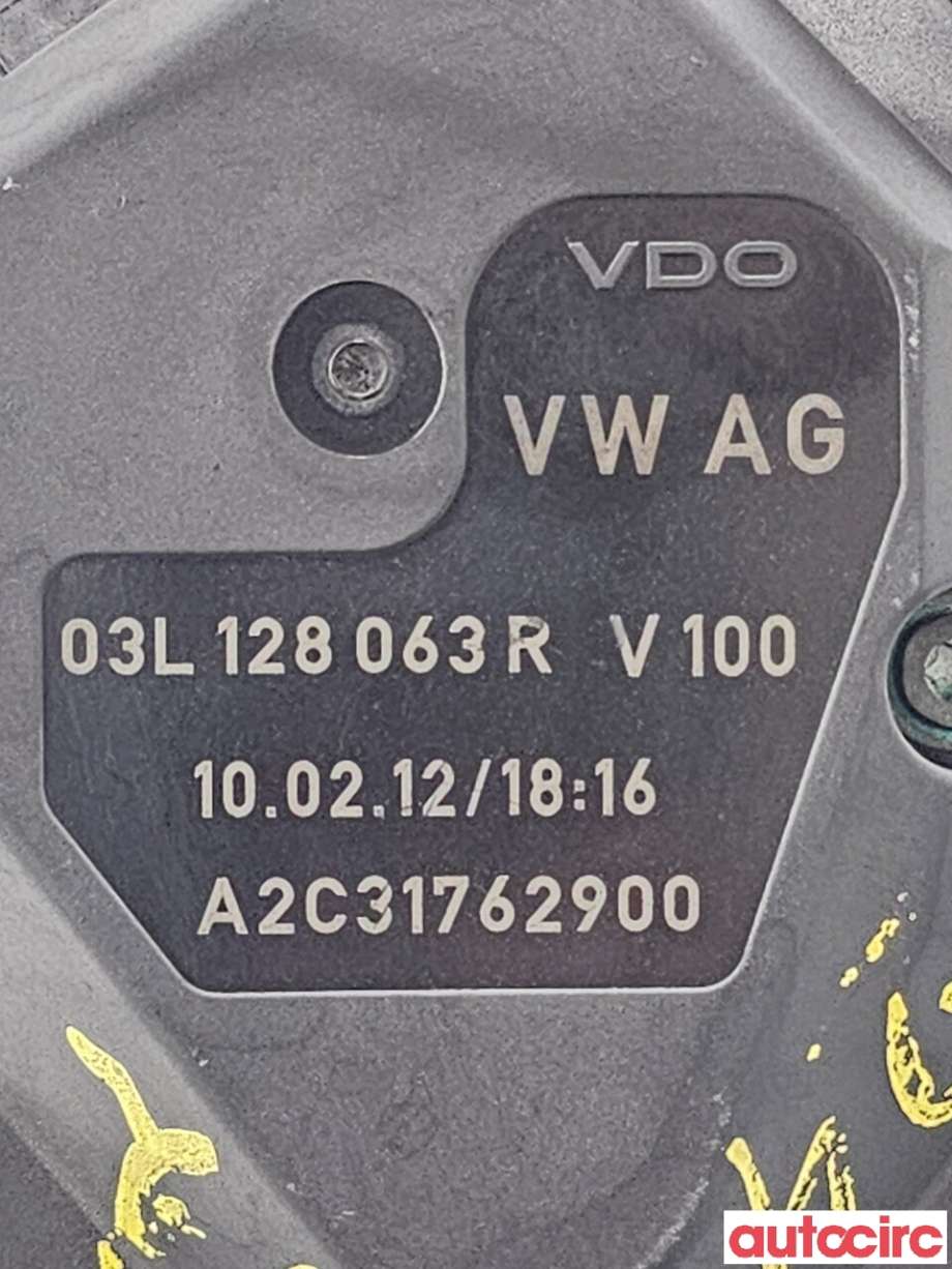 Spjeldhus til VW Passat 2011-2015 (B7) (B7) (VOLKSWAGEN|03L128063T|A2C31762900|03L128063R)