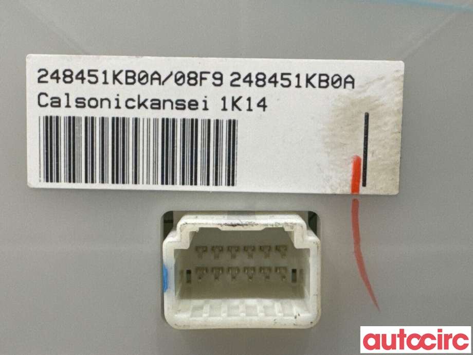 Varmeapparat betjening til Nissan Juke 2010-2014 (Fase 1)  (NISSAN|248451KB0A||248451KB3A)